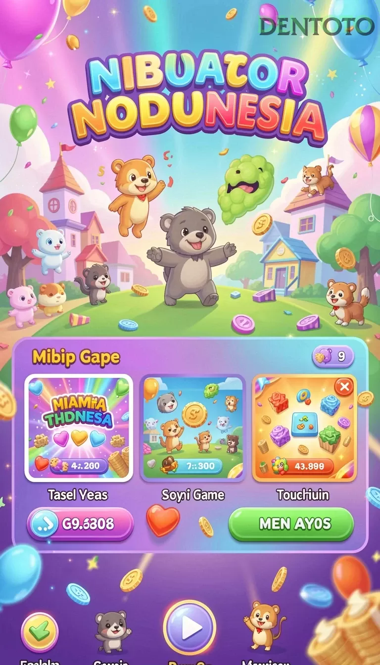 Cuplikan layar FREECHIP — menu navigasi
